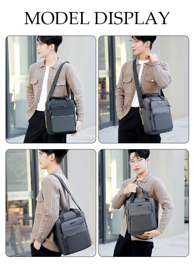 DUNISO - Waterproof Crossbody Bag for Men Ideal Shoulder Bag Multi-pocket Sling Purse Large Capacity Handbag for Travel Hiking Work and School - Image 1