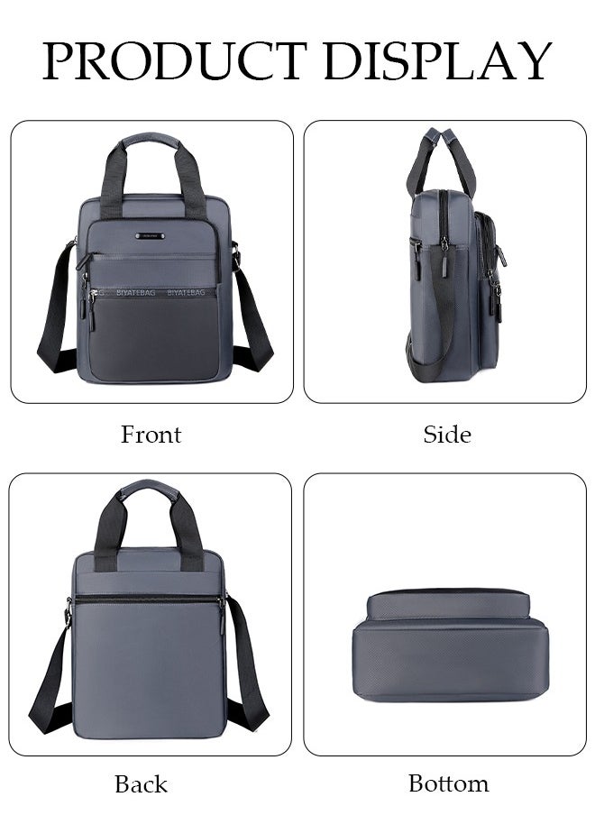 DUNISO - Waterproof Crossbody Bag for Men Ideal Shoulder Bag Multi-pocket Sling Purse Large Capacity Handbag for Travel Hiking Work and School - Image 1