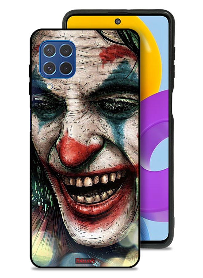 Tolwak Samsung Galaxy F62 Protective Case Cover Joker Laughing Face - Image 1