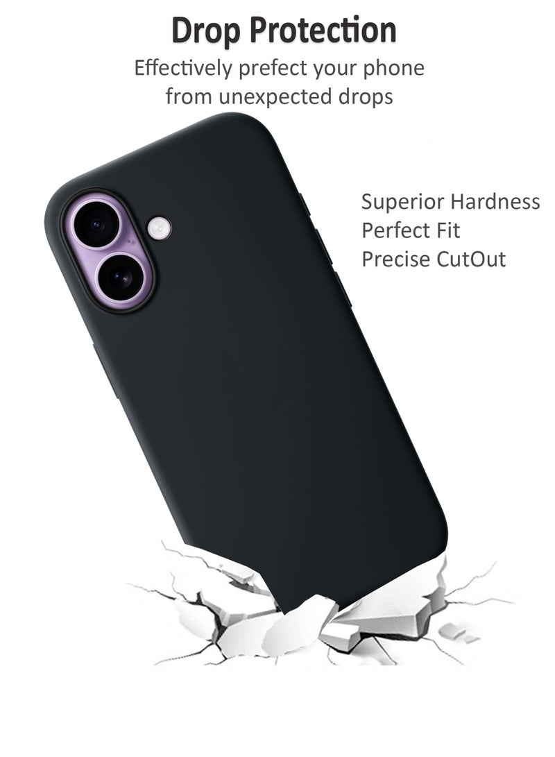 Apple iPhone 17 Silicone Case Cover | Silicone Case Cover Designed for Apple iPhone 17 | Apple iPhone 17 Case Camera and Drop Protection Thin Protective Back Cover Case for Apple iPhone 17 - Black - view 3