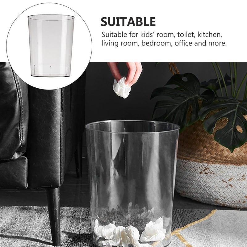 Nordic Striped Wastepaper Basket Modern Household Office Trash Can - Image 4