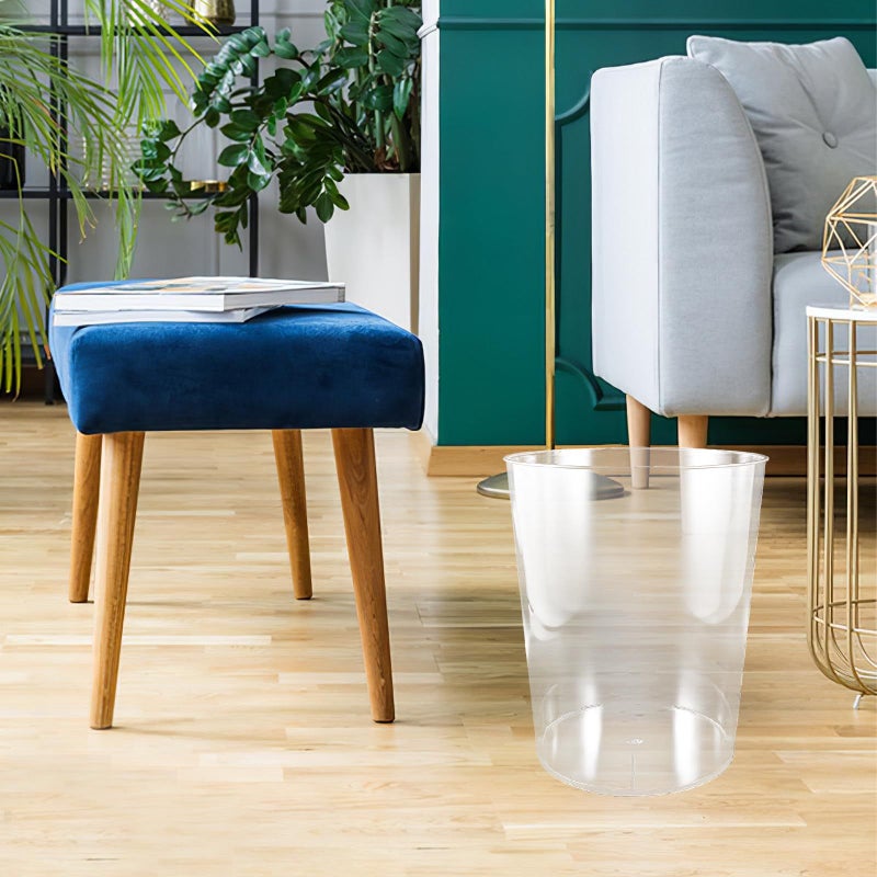 Nordic Striped Wastepaper Basket Modern Household Office Trash Can - Image 5
