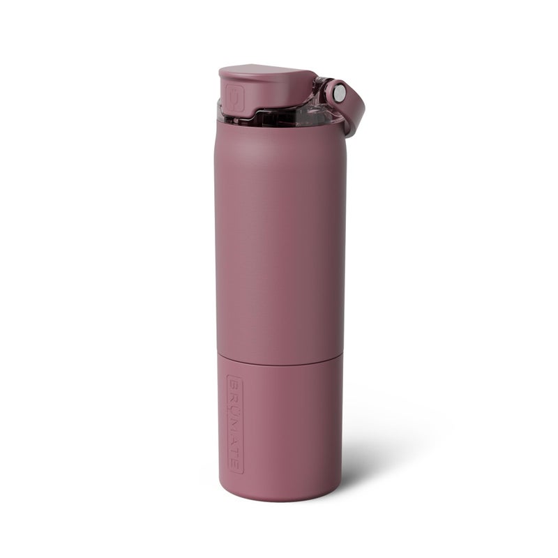 BrÃ¼Mate Rise 25oz Water Bottle With 100% Leakproof Covered Silicone Straw | Insulated Stainless Steel Water Bottle | Cup-Holder Friendly | Fast Flow | Soft Sip Silicone Spout | BPA-Free (Rose Taupe) - Image 1