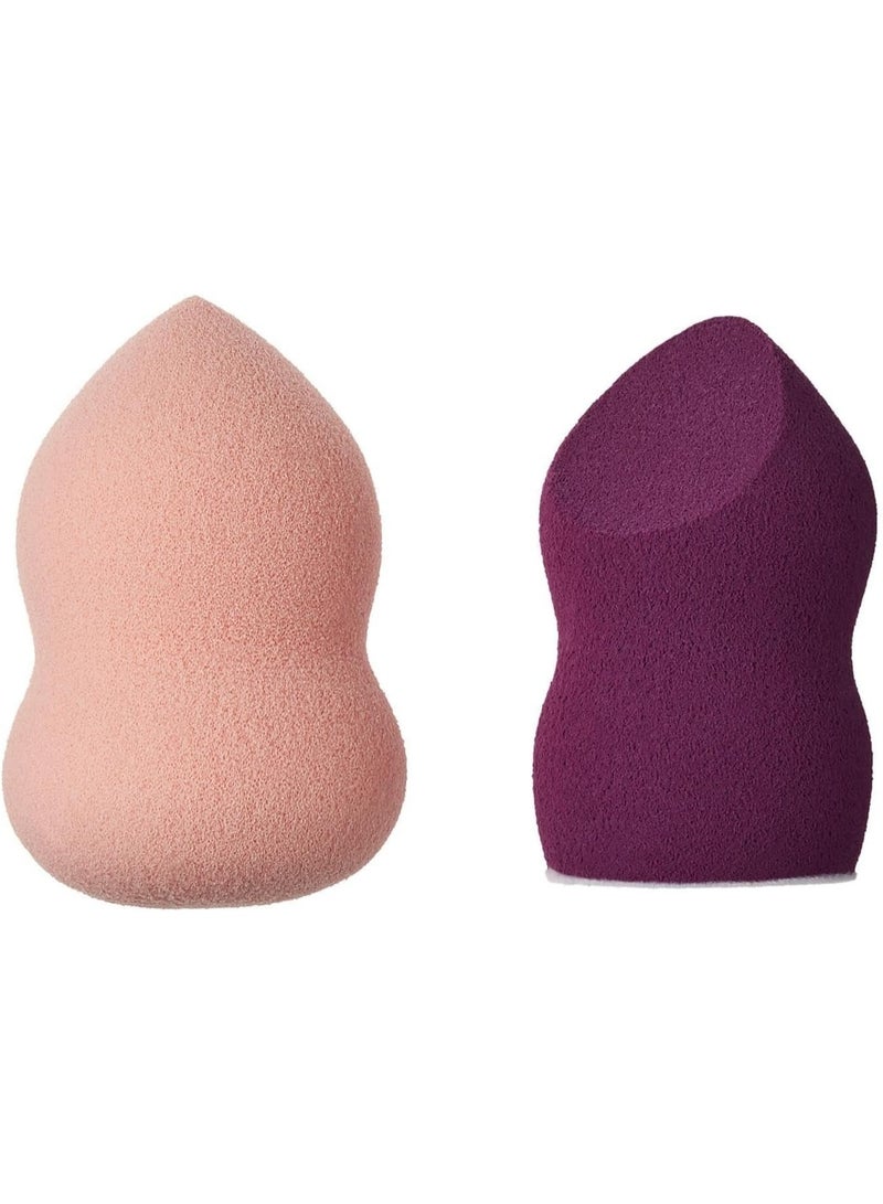 elf Blending & Highlighting Sponge Duo, Multi-Sided Makeup Sponges To Easily Blend, Sculpt, Highlight & Conceal, Vegan & Cruelty-Free - Image 2