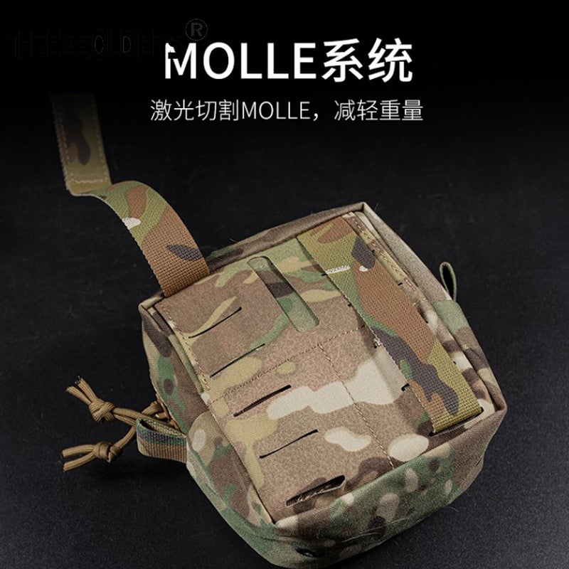 Real Cs Tactical Vest Molle Plus Gp Small Miscellaneous Bag Outdoor Sports Running Storage Waist Bag - Image 3