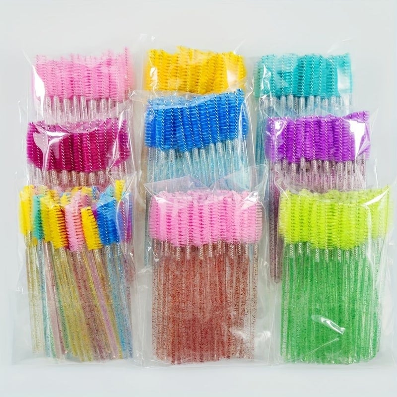 44pcs White Eyelash Brush Makeup Brushes Comb Mascara Applicator Wand Lash Tools Eyebrow Combs - Image 2