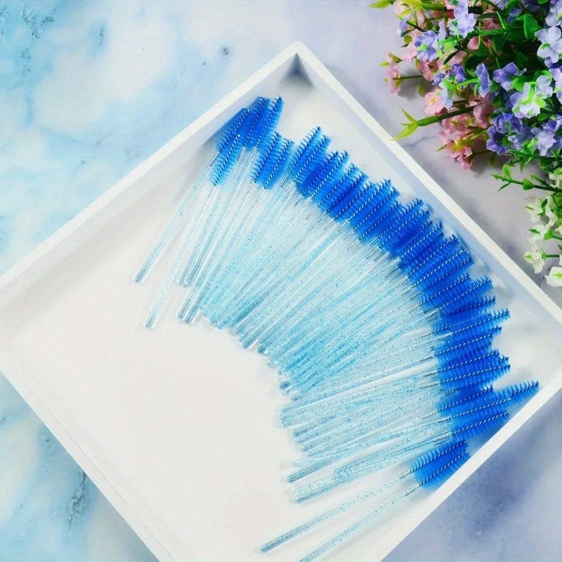 44pcs White Eyelash Brush Makeup Brushes Comb Mascara Applicator Wand Lash Tools Eyebrow Combs - Image 5