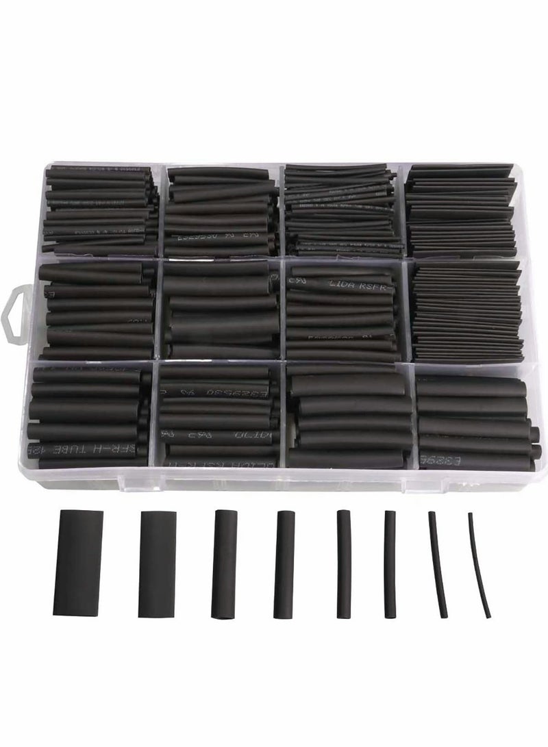 Heat Shrink Tubing Insulation Tubes, Set Thermal casing Electrical Wire Cable Wrap Shrink Wrap, Heat Shrink Tubing Kit, Flame Retardant Heat Shrink Wire Wrap Tubing Connection  - Image 1