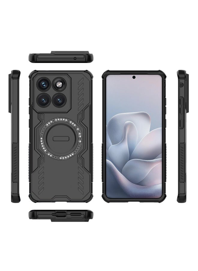 جراب Motorola Edge 70 Fusion بتصميم Wing Shield Series مع حلقة مغناطيسية مدمجة وفتحات تبديد حرارة وحماية قوية ضد الصدمات - Image 1