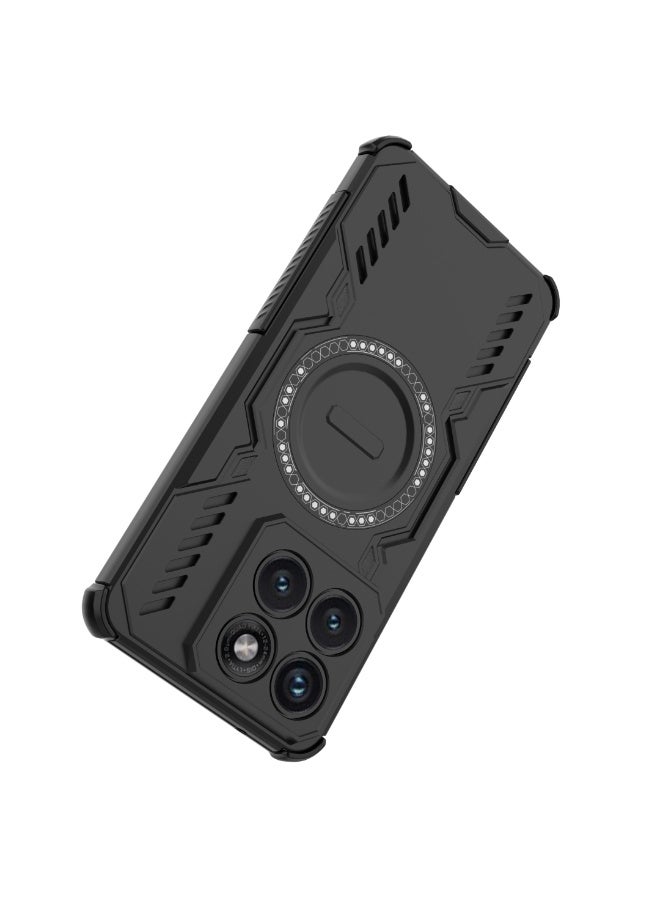 جراب Motorola Edge 70 Fusion بتصميم Wing Shield Series مع حلقة مغناطيسية مدمجة وفتحات تبديد حرارة وحماية قوية ضد الصدمات - Image 5