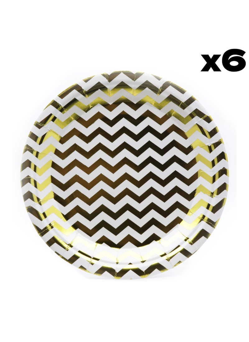 ITALO 6-Piece Printed Party Plate Set 9 inch  - Image 2