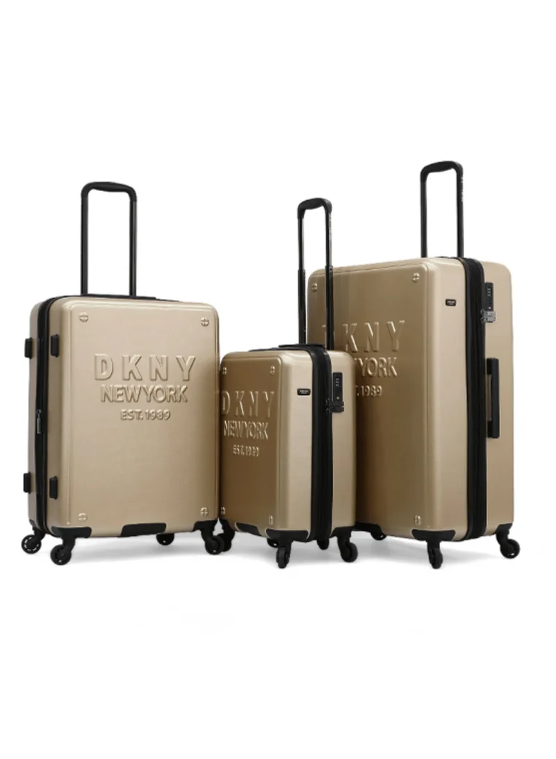 DKNY Dkny New Yorker Hardside Luggage on Wheels for Unisex | Ultra Lightweight ABS on with Spinner Wheels 4 Color Champagne