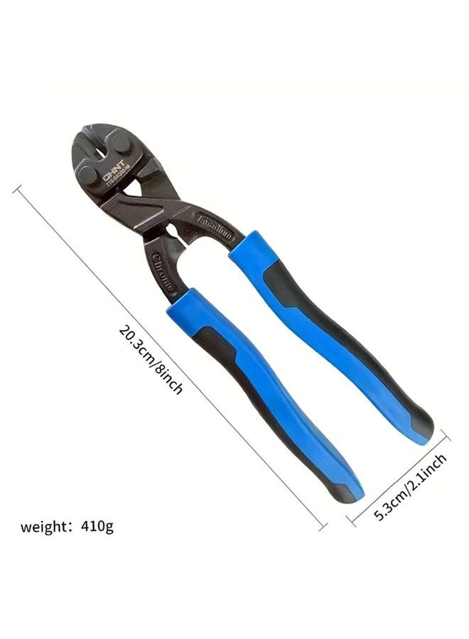 8 Inch Heavy Duty Metal Wire Cutters Ergonomic Non Slip Grip CR V Alloy Steel - Image 4