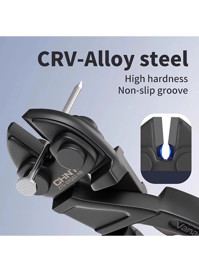 8 Inch Heavy Duty Metal Wire Cutters Ergonomic Non Slip Grip CR V Alloy Steel - Image 2