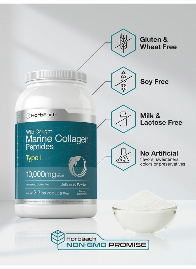 Horbaach Horbäach Marine Collagen Powder 2.2 lbs | Hydrolyzed Collagen Peptides | Unflavored | Keto, Paleo, Non-GMO, Gluten Free Supplement  - Image 2
