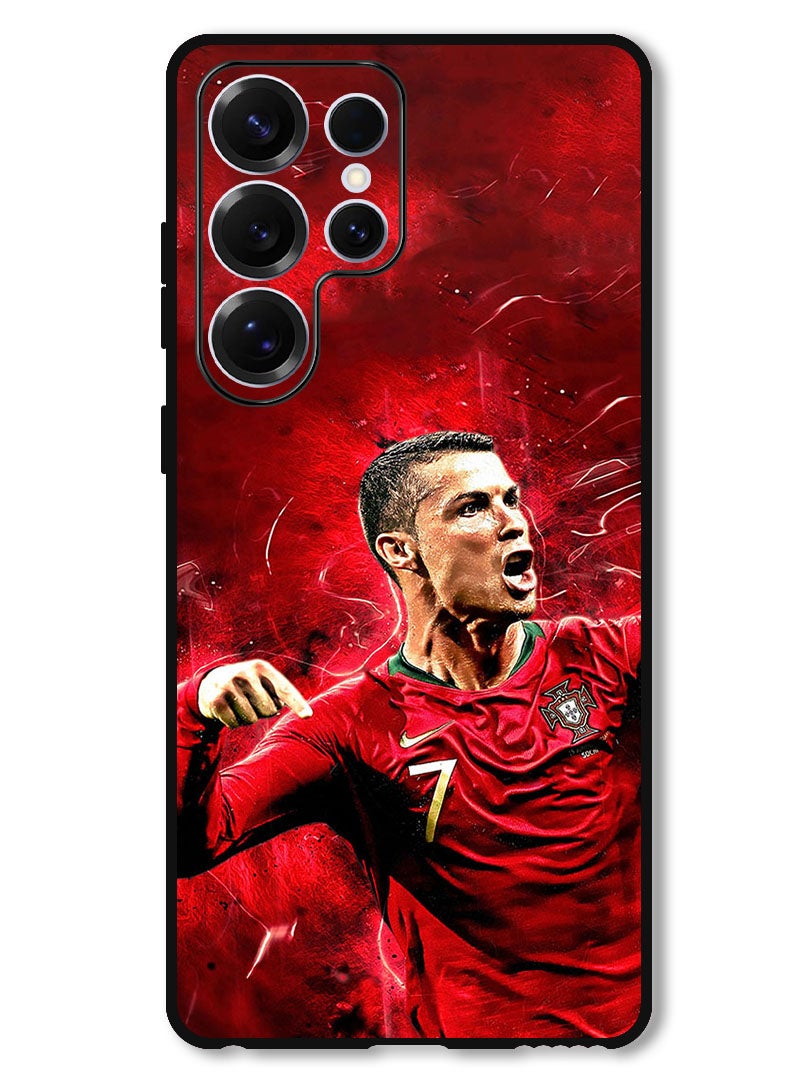 Theodor Protective Case Anti Scratch Shock Proof Bumper Cover For Samsung Galaxy S25 Ultra Cristiano Ronaldo (2) - Image 1