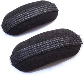 Quupy 3 Pairs Sponge Bump It Up Volume Hair Clip Hair Base Styling Clip Hair Volume Padding Insert Tool for Women Girls 3 Large 3 Small - Image 2
