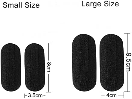 Quupy 3 Pairs Sponge Bump It Up Volume Hair Clip Hair Base Styling Clip Hair Volume Padding Insert Tool for Women Girls 3 Large 3 Small - Image 4