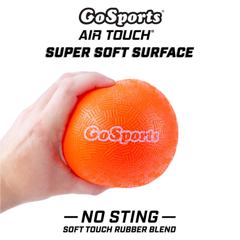 GoSports 5 Inch Inflatable No Sting Dodgeball 6 Pack Includes Ball Pump & Mesh Bag - Image 3