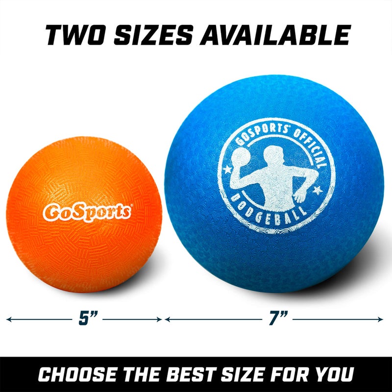 GoSports 5 Inch Inflatable No Sting Dodgeball 6 Pack Includes Ball Pump & Mesh Bag - Image 4