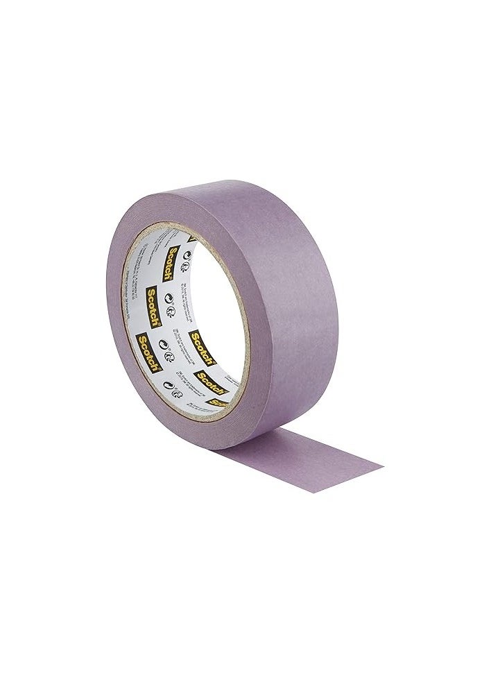 Scotch(R) Scotch Delicate Surface Advanced Masking Tape, 24mm x 41m - Super-Sharp Paint Lines, For Delicate Painting and Decorating Indoor - Optimal Adhesive Painters Tape For Wallpaper and Furniture  - Image 3