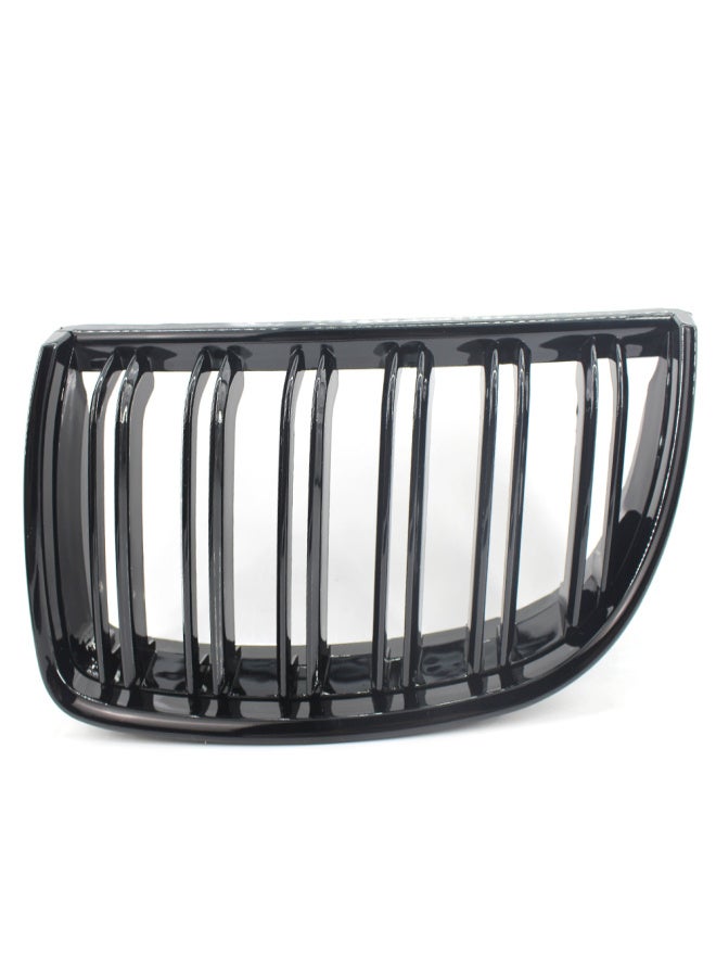 2Pcs Gloss Black Front Bumper Hood Kidney Grille Racing Grille Replacement for BMW E90 4 Door 2005-2008 - Image 3