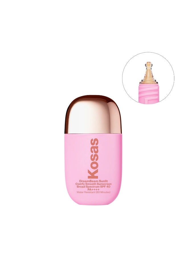 Kosas DreamBeam SPF 40 PA Mineral Sunscreen – Hydrating, Skin Tone Enhancing | 40ml - Image 1