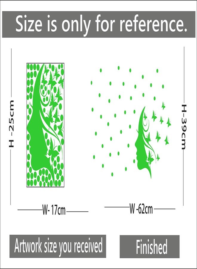 Monk wish Glow in The Dark Radium Sticker (Green, 17x25 cm) - Image 4