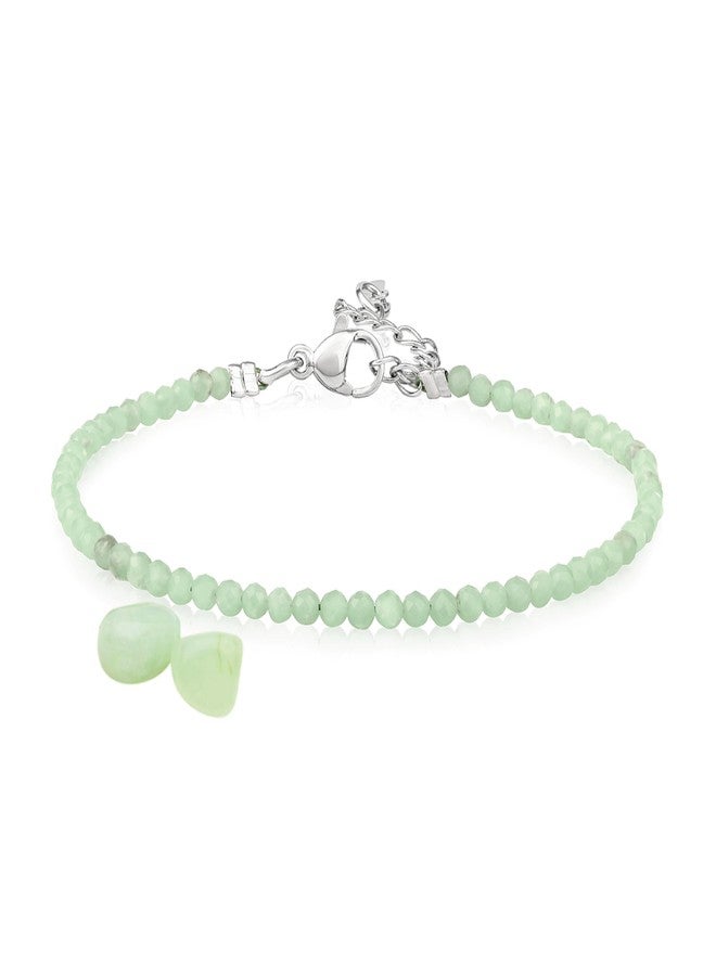 Chitshakti Green Jade Bracelet - 2mm | Beaded Bracelet for Money, Success & Positive Energy - Image 1