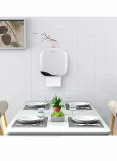 KASTWAVE Menen Paper Towel Dispenser Wall Mounted Paper Towel Holder Dispenser Bathroom Toilet Tissue Dispenser Home Kitchen Paper Towel Dispenser  - Image 2