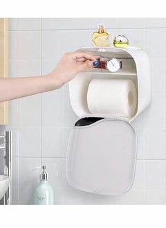 KASTWAVE Menen Paper Towel Dispenser Wall Mounted Paper Towel Holder Dispenser Bathroom Toilet Tissue Dispenser Home Kitchen Paper Towel Dispenser  - Image 3
