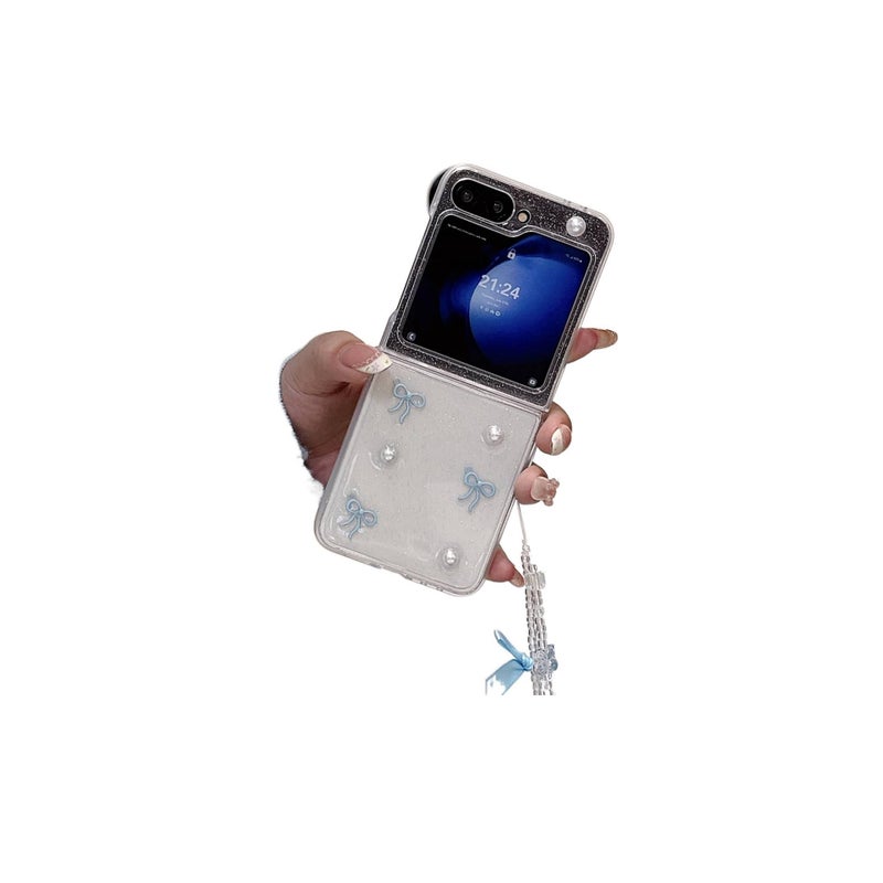 Protective Case | PC | Shockproof Cover for Samsung Galaxy Z Flip 4 | Drop Protection | Bow Design - Image 3