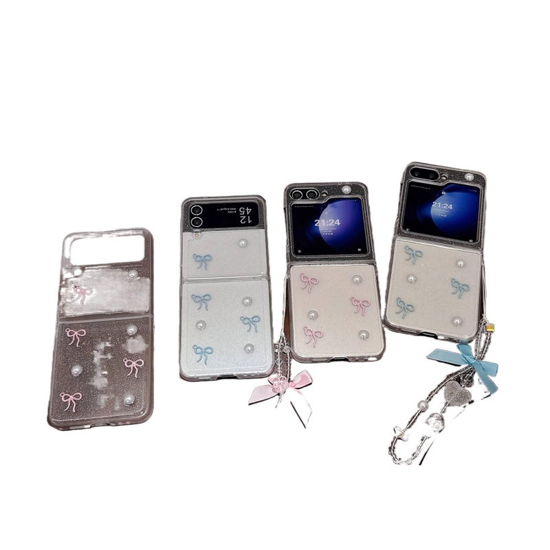 Protective Case | PC | Shockproof Cover for Samsung Galaxy Z Flip 4 | Drop Protection | Bow Design - Image 4