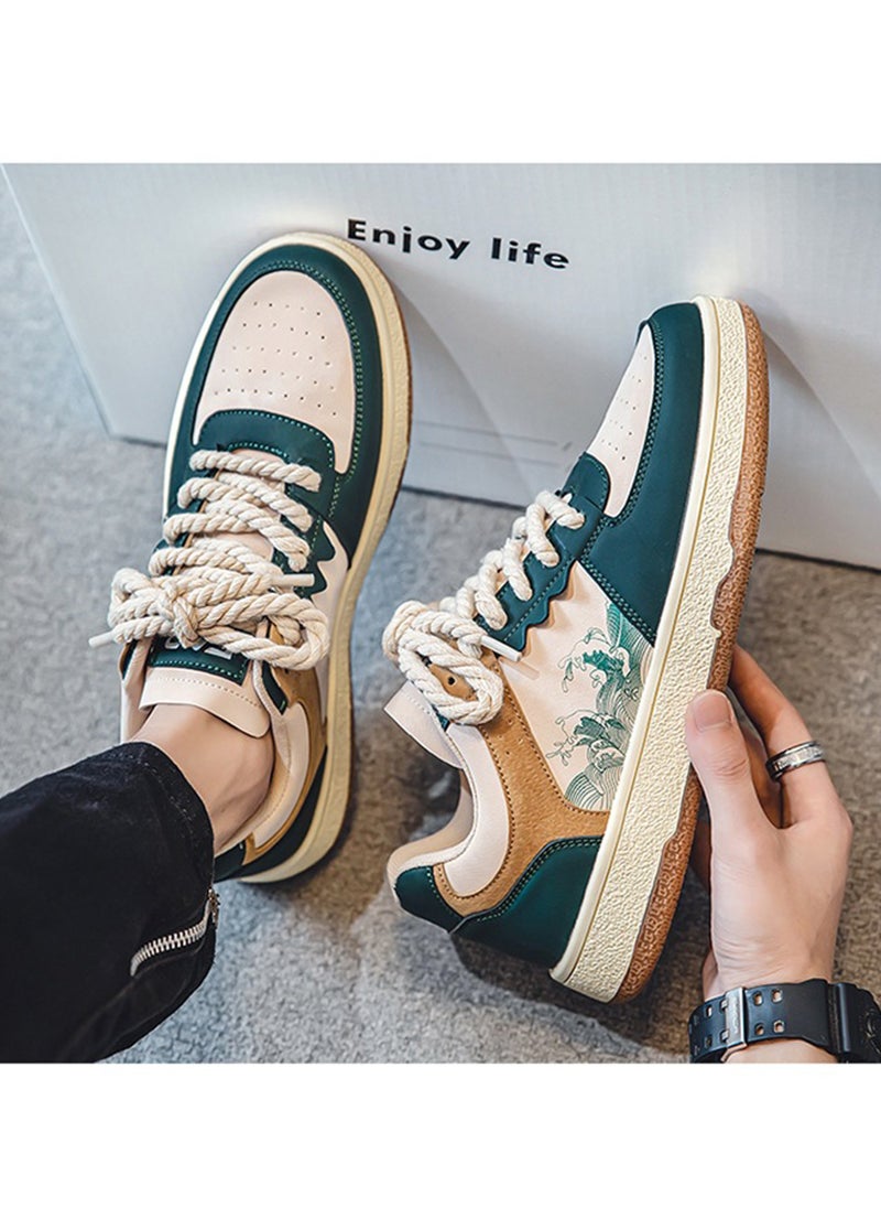 ETG - Versatile and Trendy Thick Sole Sports Sneakers，Non Slip Comfortable Walking Sneakers - Image 1