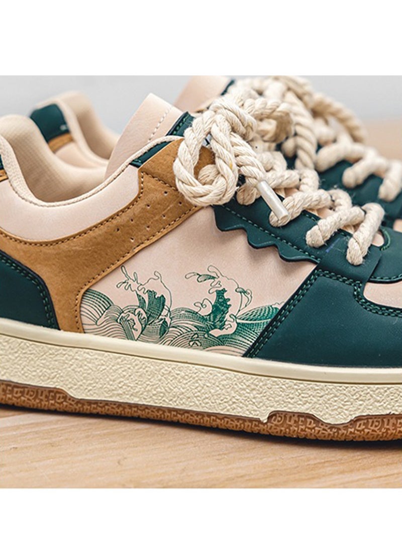 ETG - Versatile and Trendy Thick Sole Sports Sneakers，Non Slip Comfortable Walking Sneakers - Image 1