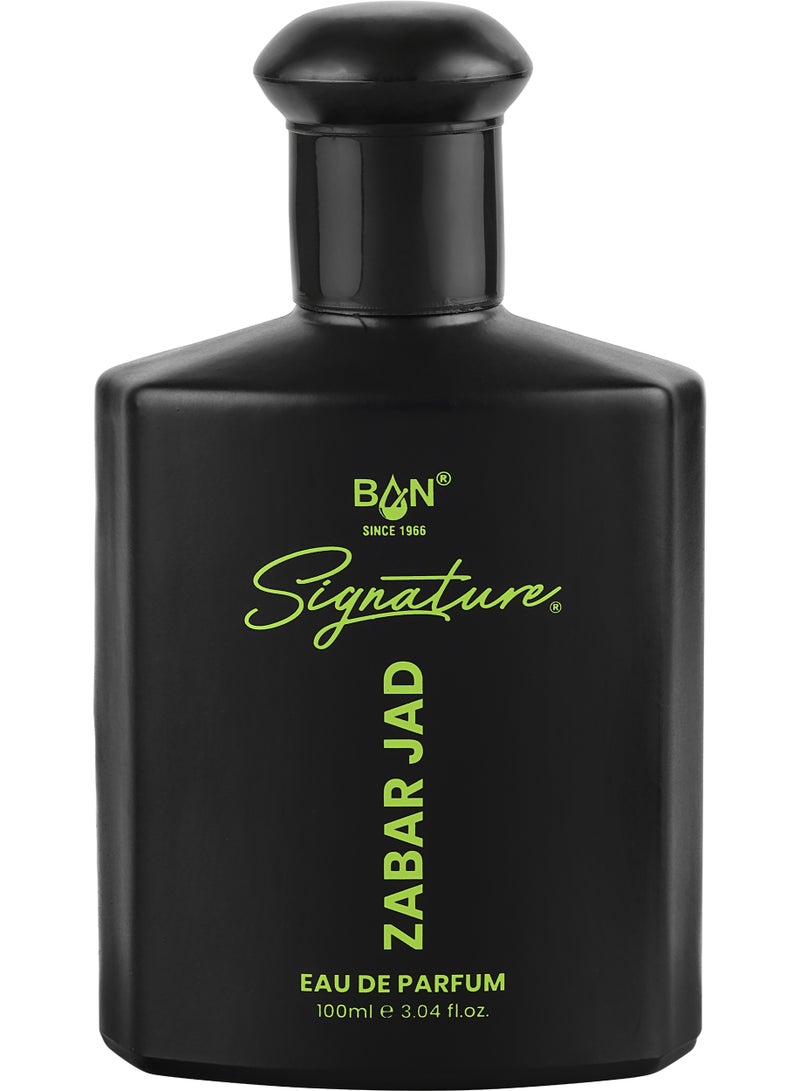 Signature ZabarJad Eau de Parfum for Men & Women Long Lasting Luxury Perfume, 100ml - Image 1