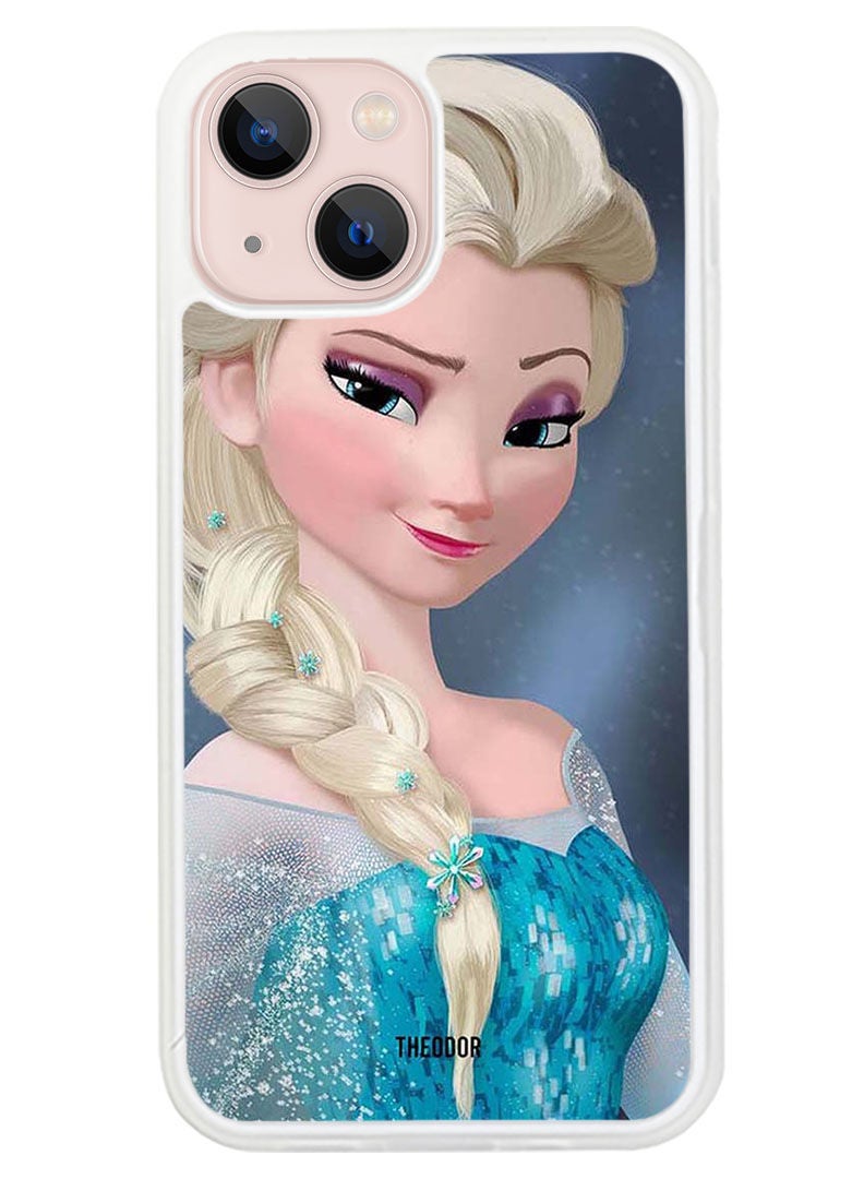 Theodor Protective Case Anti Scratch Shock Proof Cover For APPLE IPHONE 14 Elsa (White Bumper) - Image 1