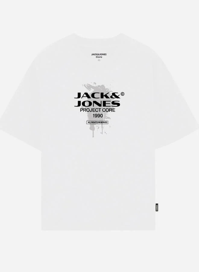 JACK & JONES Jack and Jones JCOCONDOR Crew Neck Cotton T-Shirt