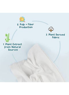 Mother Sparsh 98% Pure Water Wipes ; Plant Based ; Ph Balanced ; 60 Pcs (Pack Of 1)  - Image 4