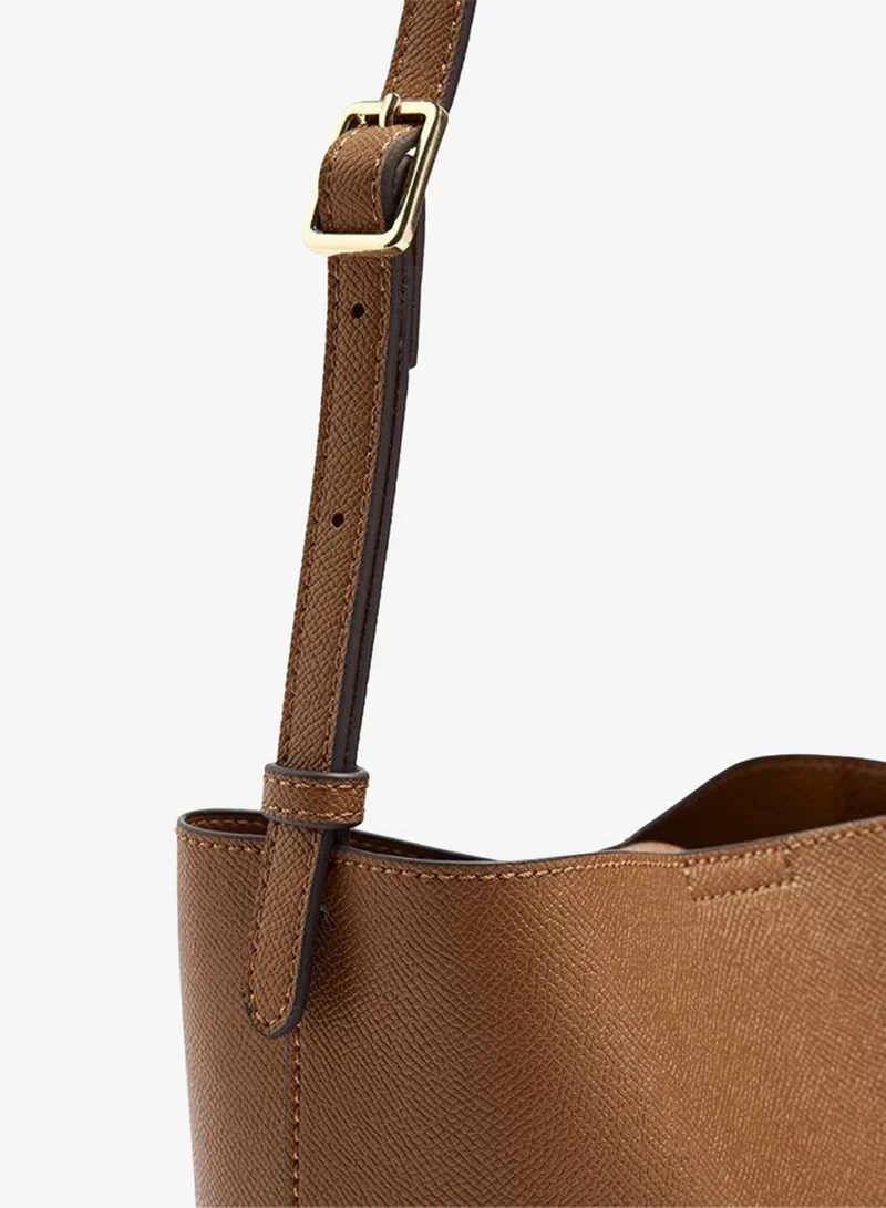 Parfois Brown Crossbody Bag With Texture And Removable Pouch for Women | Best Price UAE