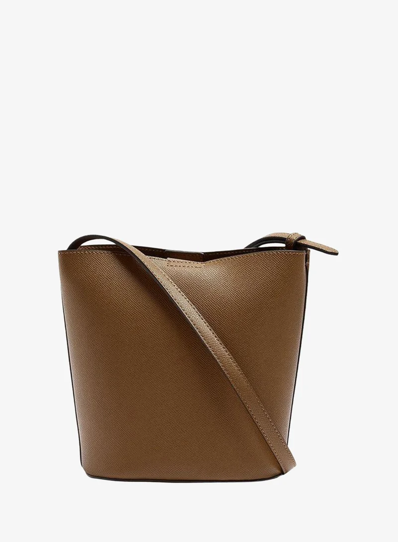 Parfois Crossbody Bag With Texture And Removable Pouch