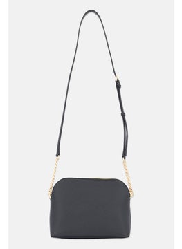 Michael Kors Women Hardware Logo Cross Body Bag 17,5 H x 21,5 L x 9 W cm, Black  - Image 3