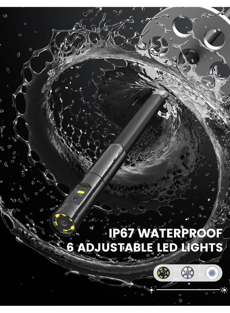 Generic Dual-Lens 8mm 5M Pipeline Endoscope with HD 4.5-Inch Large Screen and 200W Image Quality - Image 5