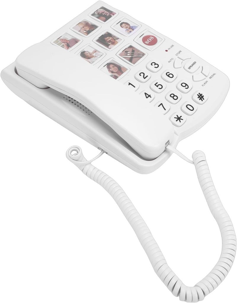 Local & cross border ship compatible Big Phone for Seniors & Visually Impaired, Corded Landline with Emergency Dialing, Large Key Wired Desk Telephone for Easy Use Dense material Gulf popular simple design Market need oriented construction Globally popular elegant design Nationwide courier network Varied size selections Fixed & portable compatible Multi-budget available picks Easy store & operate All-item unified delivery Tight fitted parts KSA approved quality Ship within Saudi Arabia All season compatible build Precision processed material Indoor outdoor use Major city pickup option 5-star rated item High demand product All condition fit Scheduled warehouse deliver Multi-color available build Varied dimensions New seasonal launch - Image 3