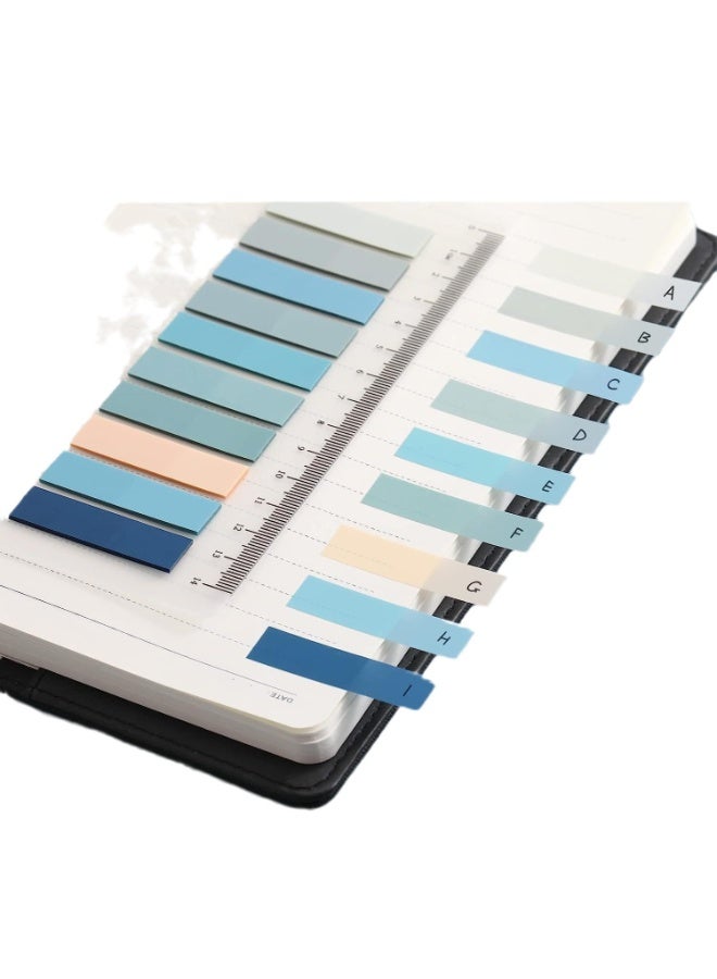 Generic 1200Pcs Sticky Tabs, Transparent Sticky Notes Flags Pastel Book Tabs Writable Annotation Tabs Morandi Page Markers Clear Index Tabs Translucent Index Stickers for Books Office Supplies  - Image 4