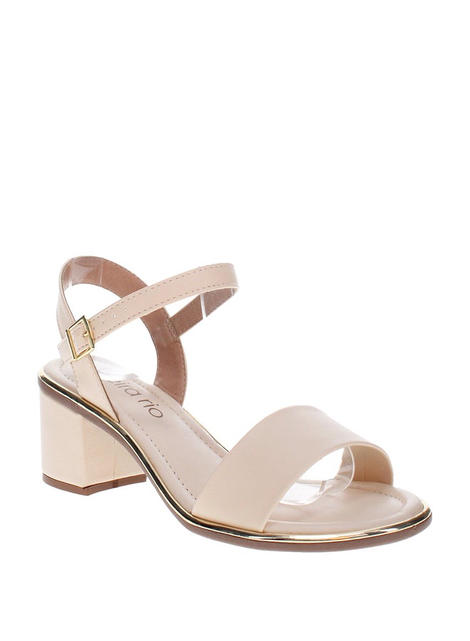 Beira Rio Embellished Multi Strap Sandals - Image 5