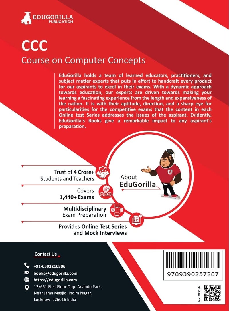 CCC Book 2024 : Course on Computer Concepts Based on NIELIT (English Edition) - 10 Full Length Mock Tests (1000 Solved Objective Questions) with Free Access to Online Tests - Image 2
