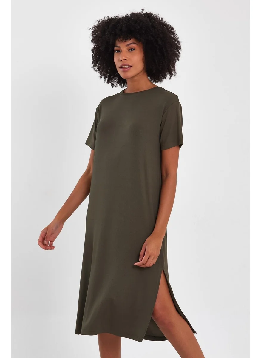 الكسندر جاردي Slit Basic Dress (B23-00115)