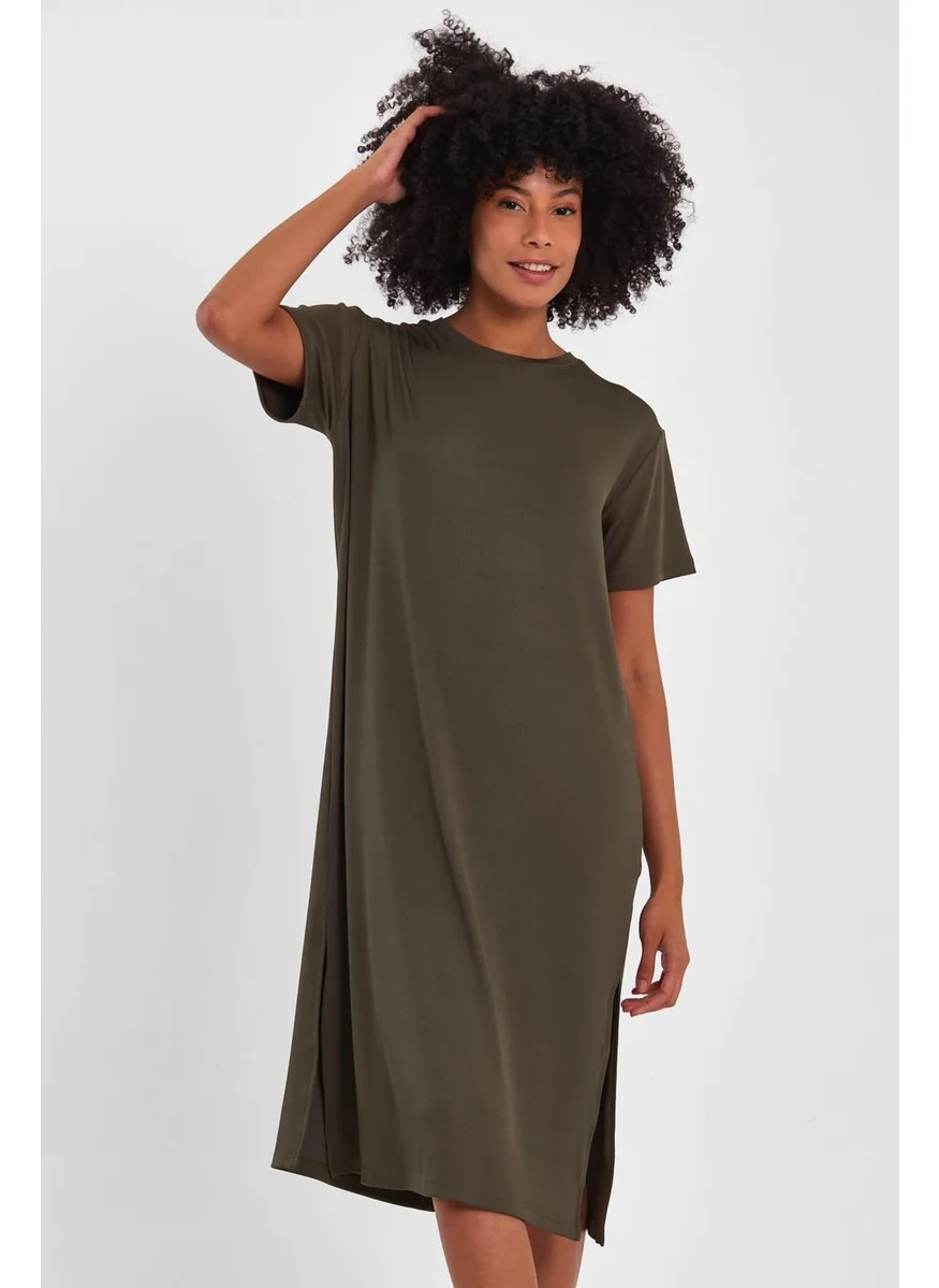 الكسندر جاردي Slit Basic Dress (B23-00115)