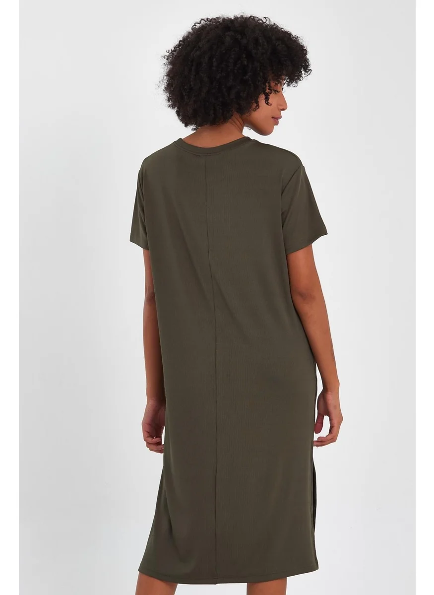 الكسندر جاردي Slit Basic Dress (B23-00115)